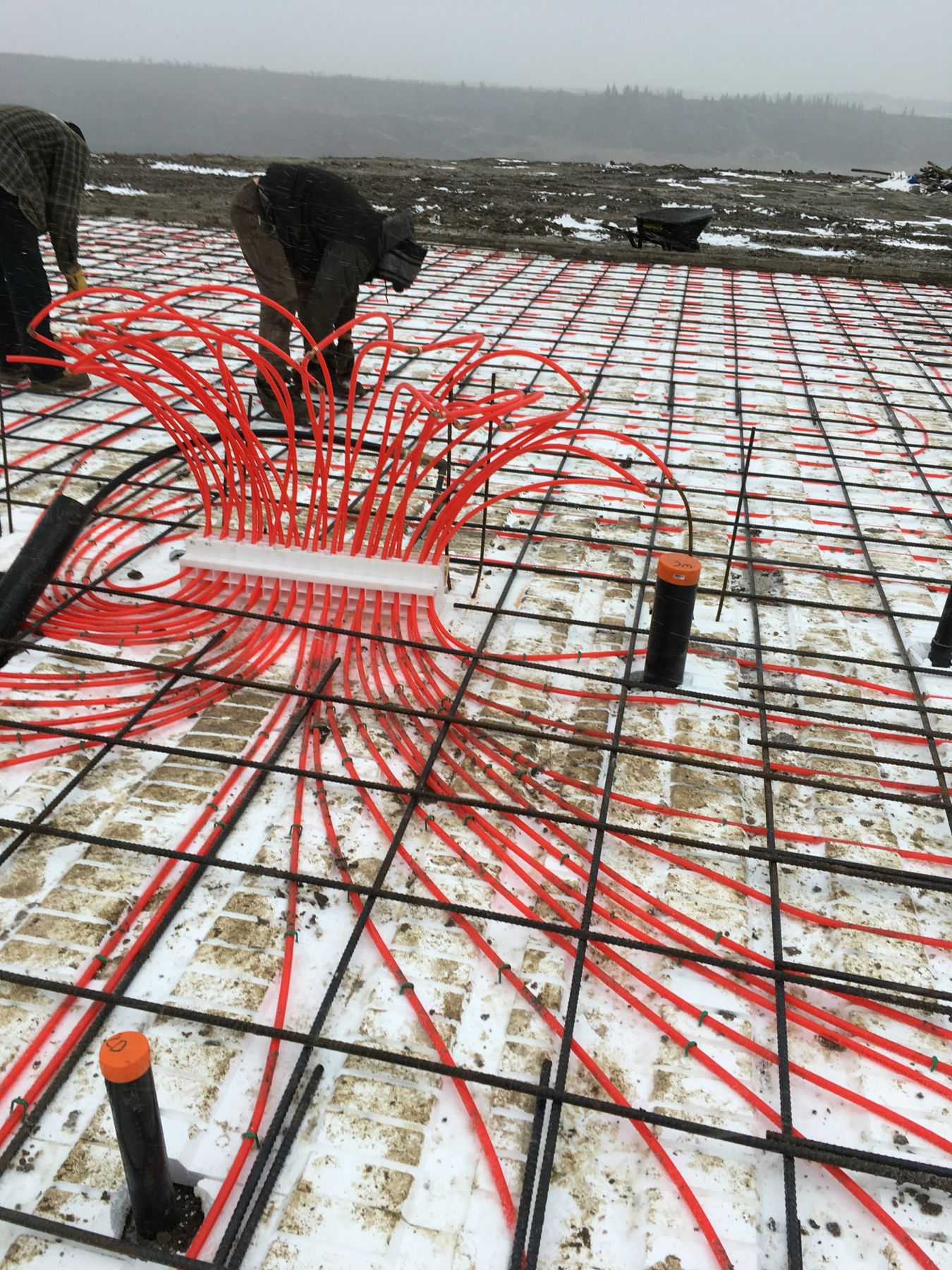In floor heat